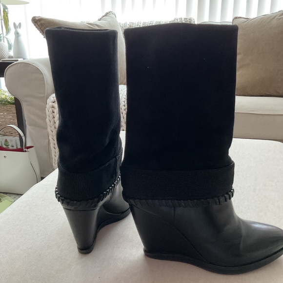 Mimosa Italian leather/suede boots - black - Picture 5 of 5